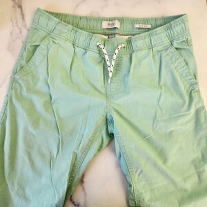 EDC slim fit women's size 30 pull on mint green Bermuda long shorts European